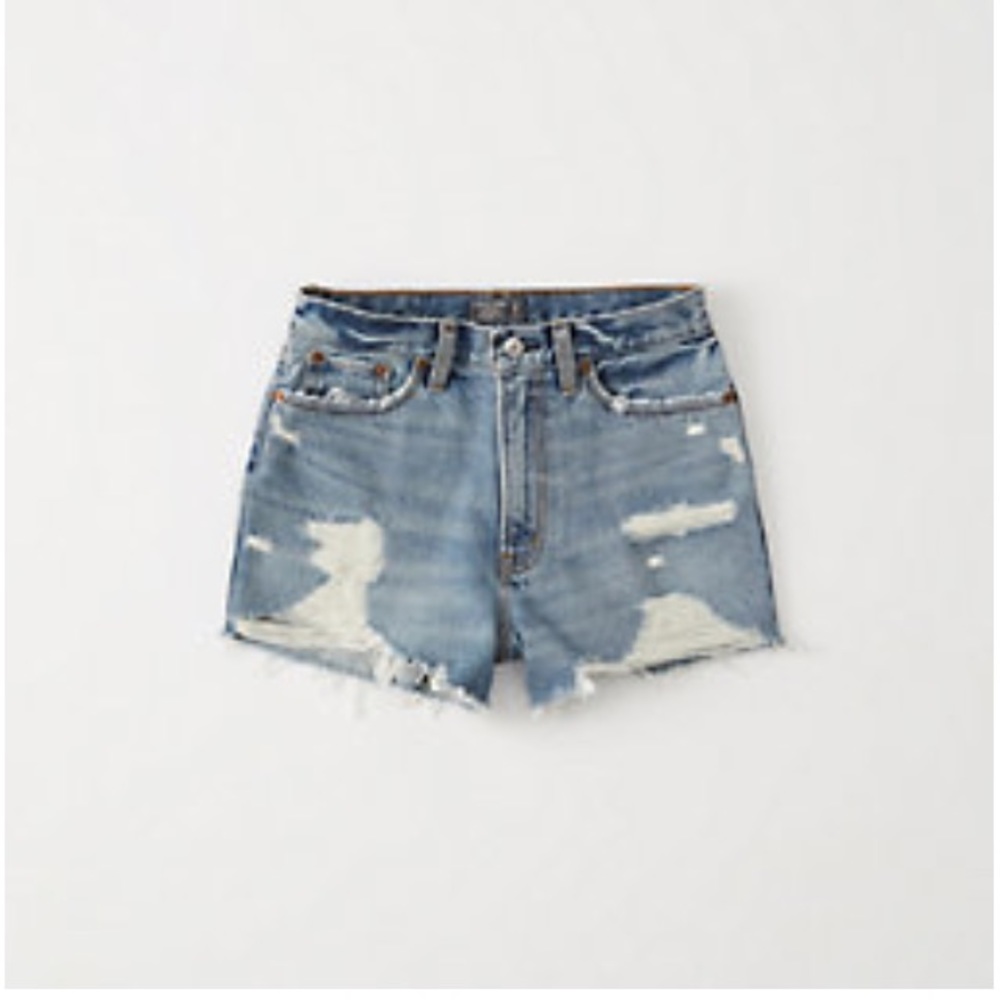 NWT Abercrombie & Fitch | High Rise Denim Shorts